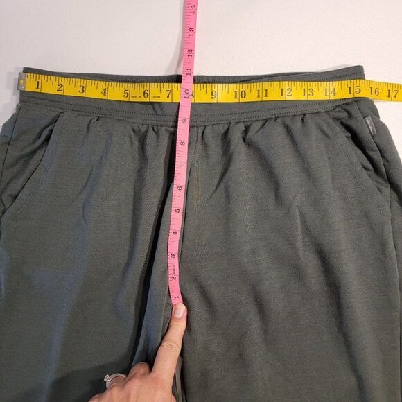 Eddie Bauer Lounge Pants Joggers Women M Olive Green Warm Pull On Stretch - Picture 10 of 11